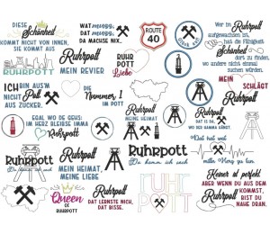 Stickserie Ruhrpott Liebe